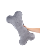 Cube Pillow for Dogs VELVET  LIGHT GREY size S/M
