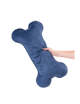 Cube Pillow for Dogs VELVET  DARK BLUE size S/M