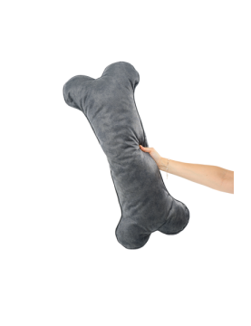 Cube Pillow for Dogs VELVET Grey size S/M