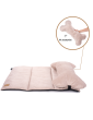 Costa roll-up dog travel bed  VELVET BEIGE
