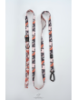Dog leash with hip belt 3m Dog is in the air