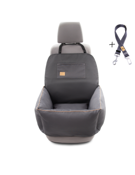 "Ero Soft" dog car seat GREY size S/M/L