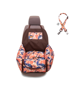"Ero Soft" fotelik samochodowy dla psa HIPPIE HOUND roz. S/M/L  Z PASEM BEZPIECZEŃSTWA