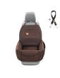 "Ero Soft" dog car seat BROWN size S/M/L
