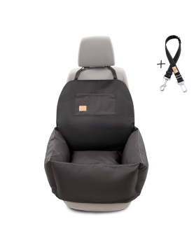 "Ero Soft" dog car seat BLACK size S/M/L