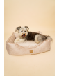 Moe dog bed Waterproof Velvet Beige