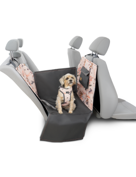 Dengu car seat cover for dog Flower HAUer WITH SEAT BELT