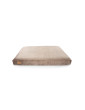 Orthopedic bed for a dog SONO Velvet Recycling Beige