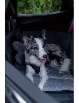 Costa roll-up dog travel bed  VELVET ASH GREY