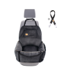 "Ero Soft" dog car seat VELVET water repellent BLACK size S/M/L WITH SEAT BELT