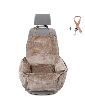 "Ero Soft" dog car seat Beige Lamb size S/M/L