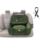 "Ero Soft" dog car booster seat VELVET EMERALD GREEN size L