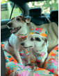 "Ero Soft" dog car seat Hau are you summer size S/M/L