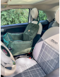 "Ero Soft" dog car booster seat RECYCLED VELVET EMERALD GREEN size S/M/L