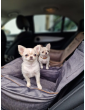 "Ero Soft" dog car seat RECYCLED VELVET GREY size S/M/L