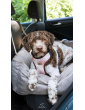 "Ero Soft" dog car seat RECYCLED VELVET BEIGE size S/M/L