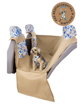 Waterproof Car Mat for Dogs "KUKO+" with Safety Belt – Ideal Protection and Comfort