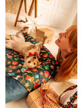 JingleBells Christmas Dog Blanket