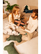 Cube Pillow for Dogs VELVET BOTTLE GREENsize S/M