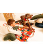Cube Pillow for Dogs VELVET BOTTLE GREENsize S/M