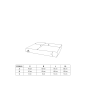 Orthopedic dog mattress PAWradise with bone-shaped pillow