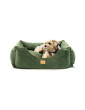 Moe dog bed EMERALD GREEN RECYCLED VELVET