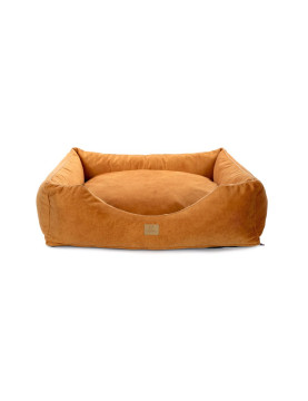 Moe dog bed Waterproof Velvet cognac
