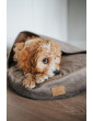Dog bed cover - round cushion with blanket RECYCLED VELVET - COLORS