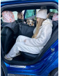 FOR VOLVO – KUKO+ 2-in-1 Dog Car Seat Cover with Side Panels and Reinforced Base