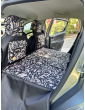 KUKO+ Dog Car Mat with Reinforced Base and Safety Belt Included