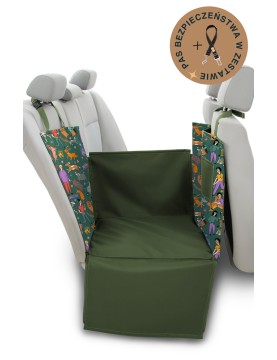 Dengu car seat cover for dog BieGaj WITH SEAT BELT
