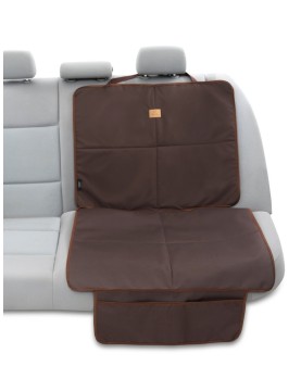 Mata ochraniacz kanapy pod fotelik isofix dla dziecka Mono Brąz