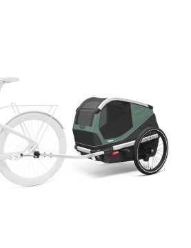 Thule® Bexey M Dog Bike Trailer hazy green