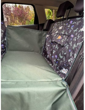 Dengu 2/3 Pawradise Dog Car Mat – Limited Bottle Green Edition