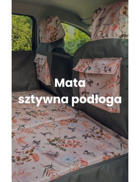 Kuko+ mata dla psa do samochodu 2w1 - Z BOKAMI I SZTYWNĄ PODŁOGĄ