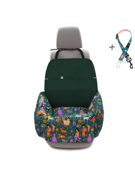 "Ero Soft" dog car seat BieGAJ size S/M/L WITH SEAT BELT