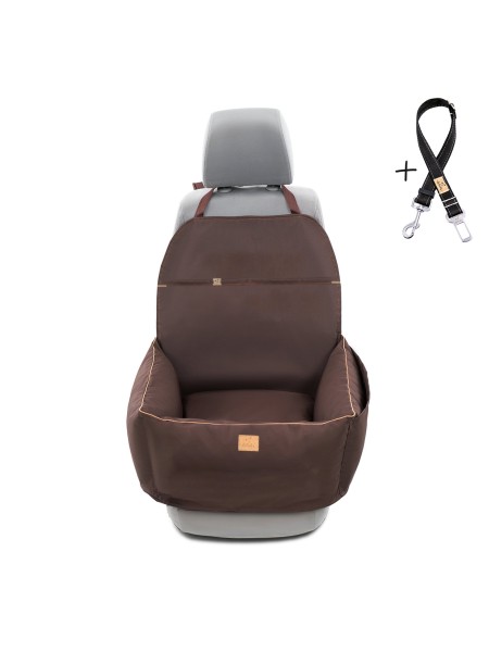 "Ero Soft" dog car seat BROWN size S/M/L