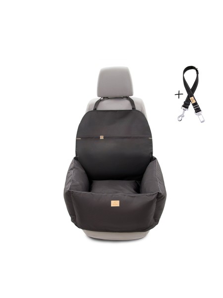 "Ero Soft" dog car seat BLACK size S/M/L