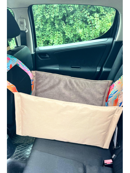MIK seat cover for dog - middle of back seat Hau are you summer WITH SEAT BELT