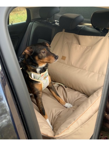 ERO SOFT L – Prototyp Testowy MONO Beż, Fotelik Samochodowy dla Psa, Nowy