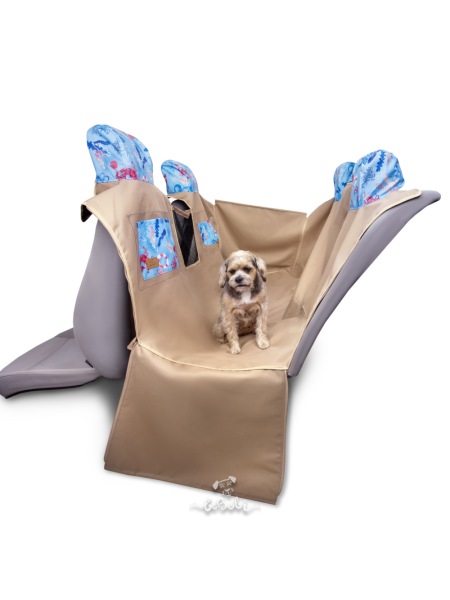 Kuko+ mata dla psa do samochodu "Psyrenki" | Z DRUGIEJ ŁAPY roz. XS (używana, gotowa do...