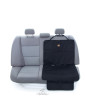 Car seat protector for kid isofix booster seat Mono Black