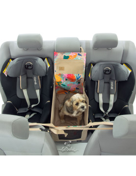 MIK seat cover for dog - middle of back seat Hau are you summer WITH SEAT BELT