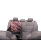 Dengu car seat cover for dog PAWradise with seat belt