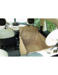 Dengu car seat cover for dog BEIGE WITH SEAT BELT