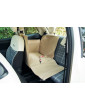 Dengu car seat cover for dog BEIGE WITH SEAT BELT