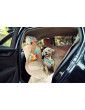 Kuko+ dog seat cover "How are you summer" WITH SEAT BELT