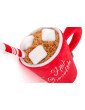 Hot chocolate - plush toy for dog