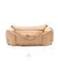 "Ero Soft" dog car booster seat MONO BEIGE size L