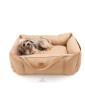 "Ero Soft" dog car booster seat MONO BEIGE size L